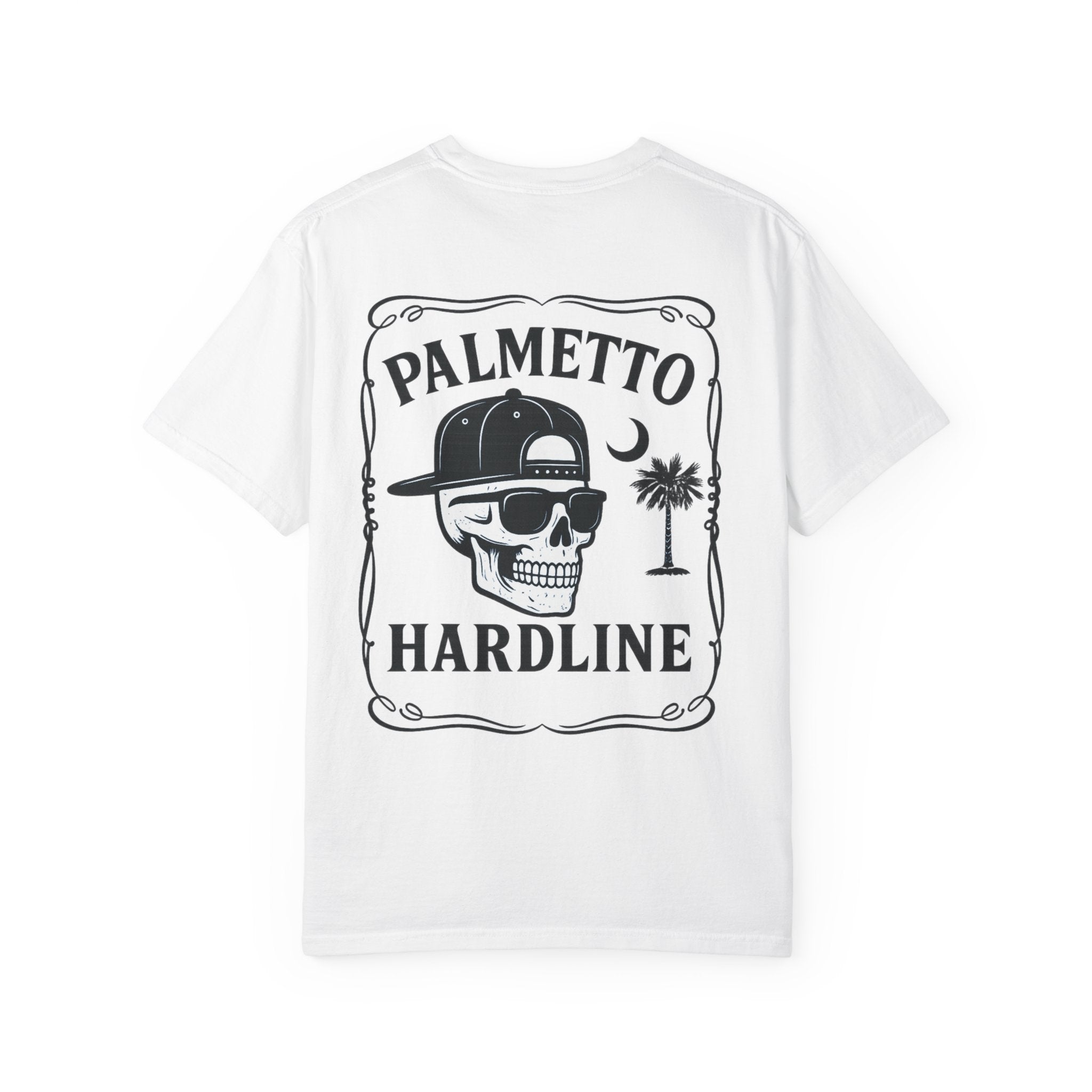 Palmetto Hardline Skull T-Shirt — Coastal Skull Graphic Tee