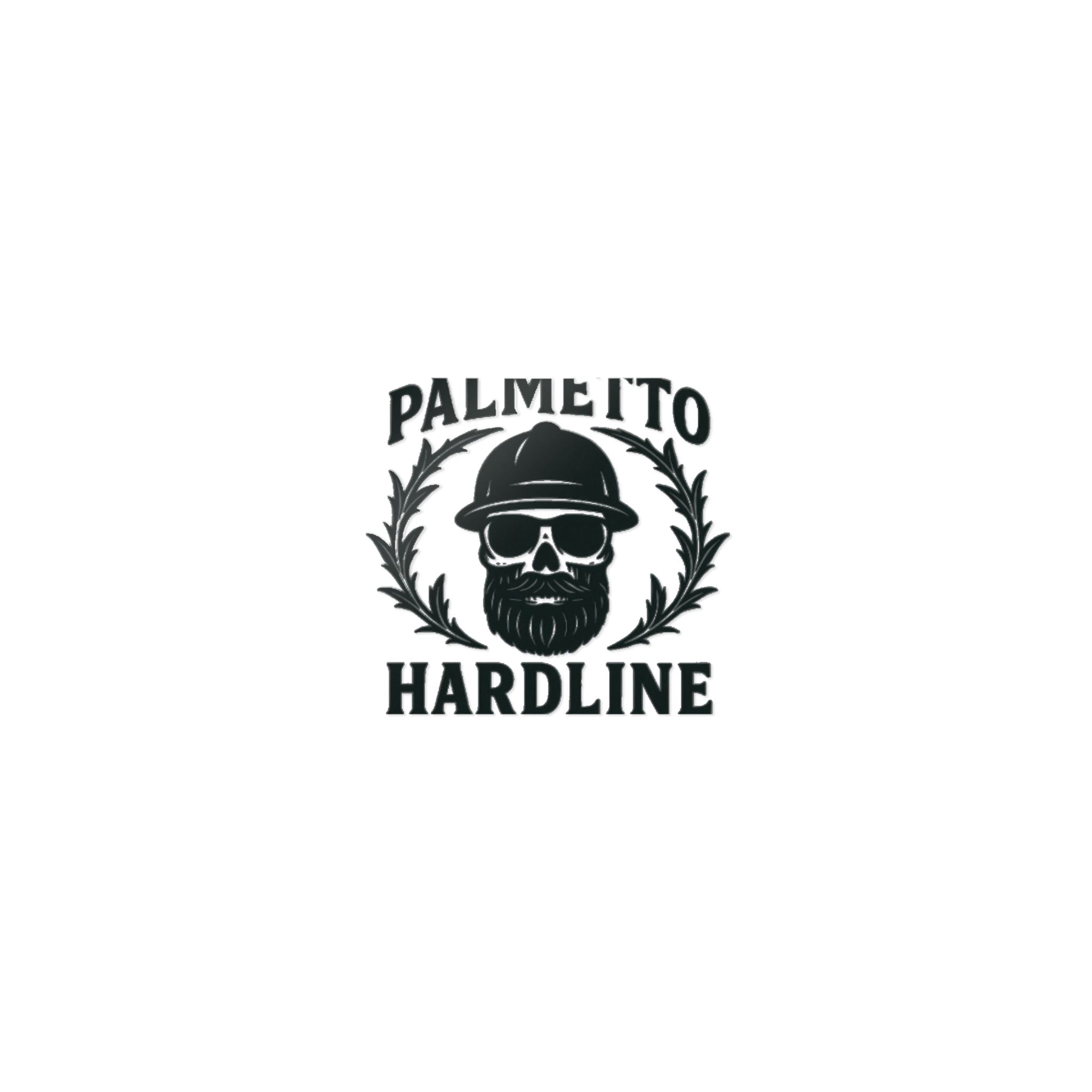 Palmetto Hardline Skull Die-Cut Sticker