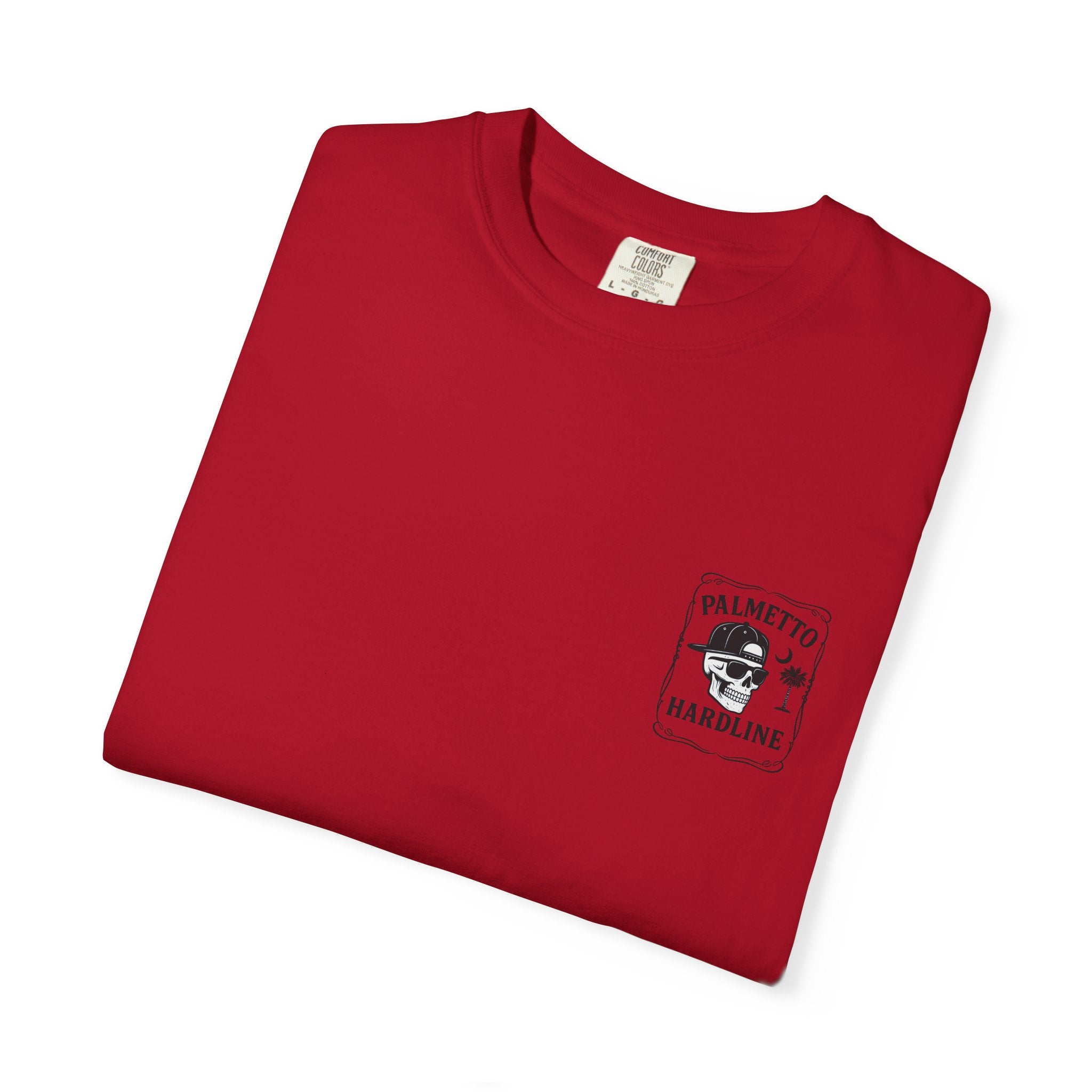 Palmetto Hardline Skull T-Shirt — Coastal Skull Graphic Tee