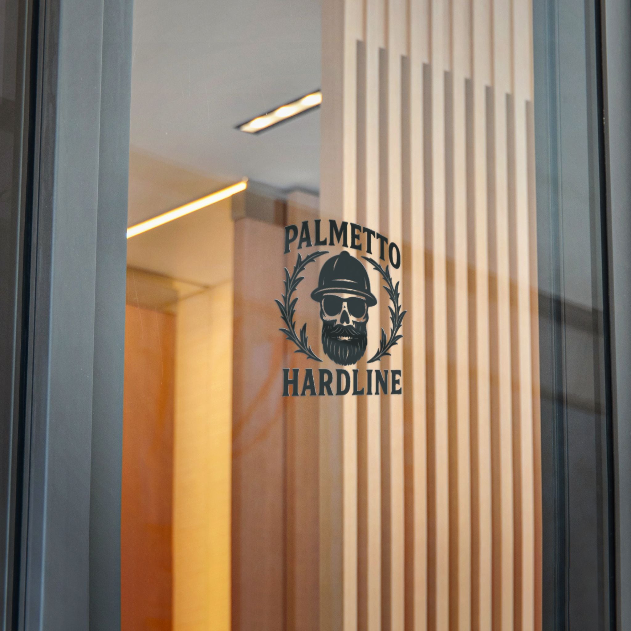 Palmetto Hardline Skull Die-Cut Sticker