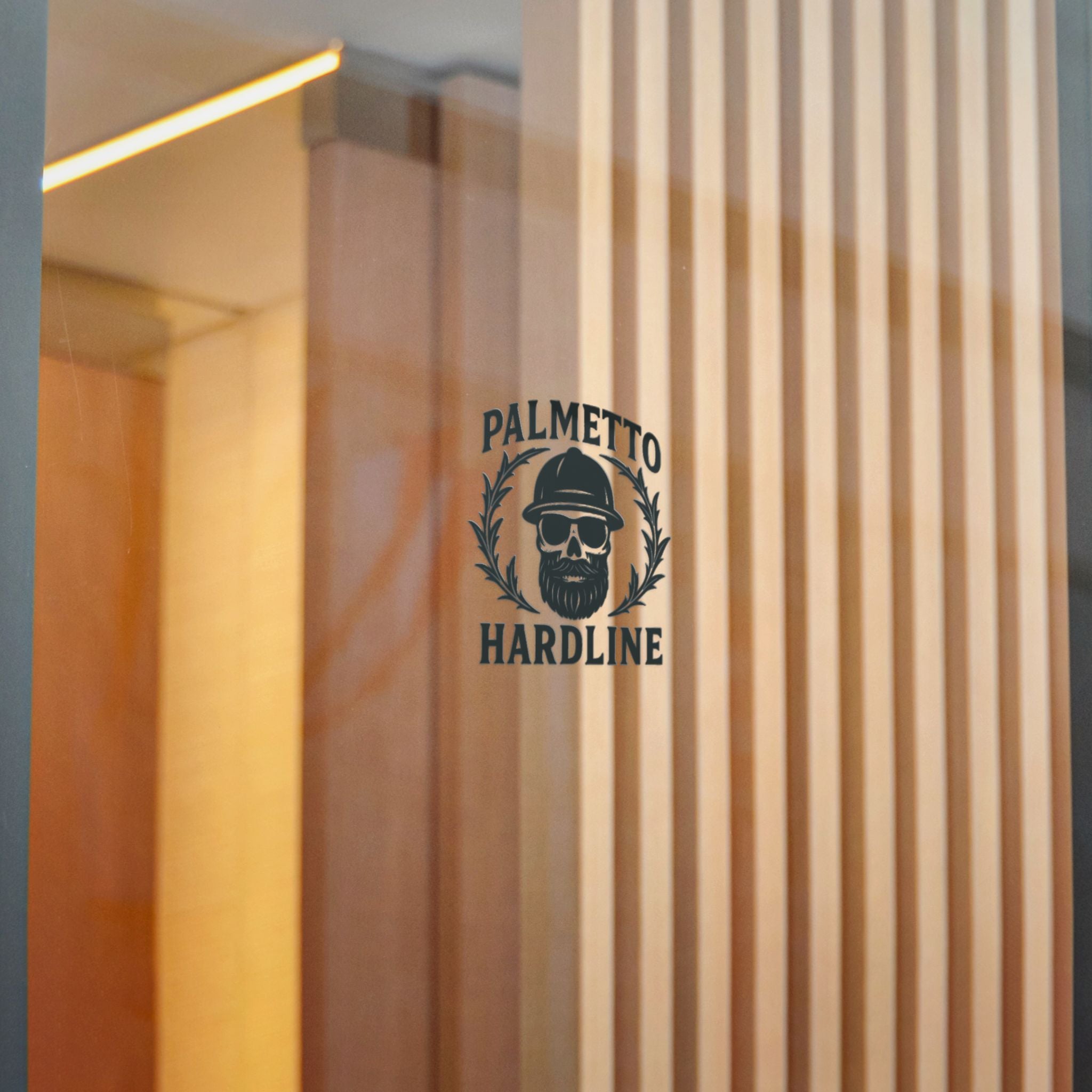 Palmetto Hardline Skull Die-Cut Sticker
