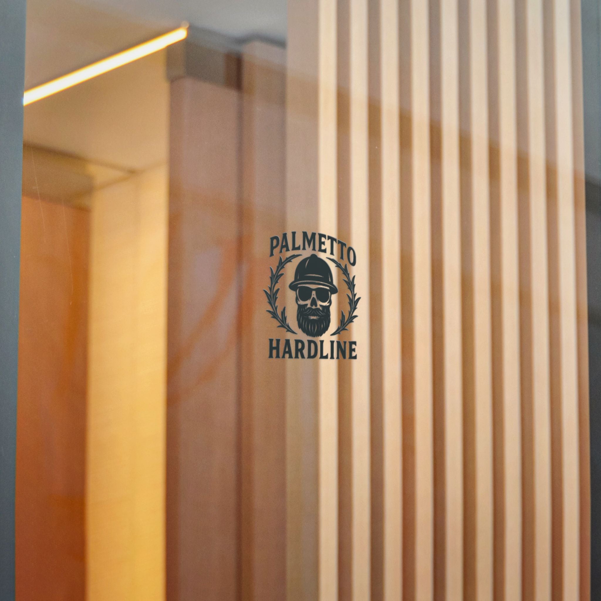 Palmetto Hardline Skull Die-Cut Sticker