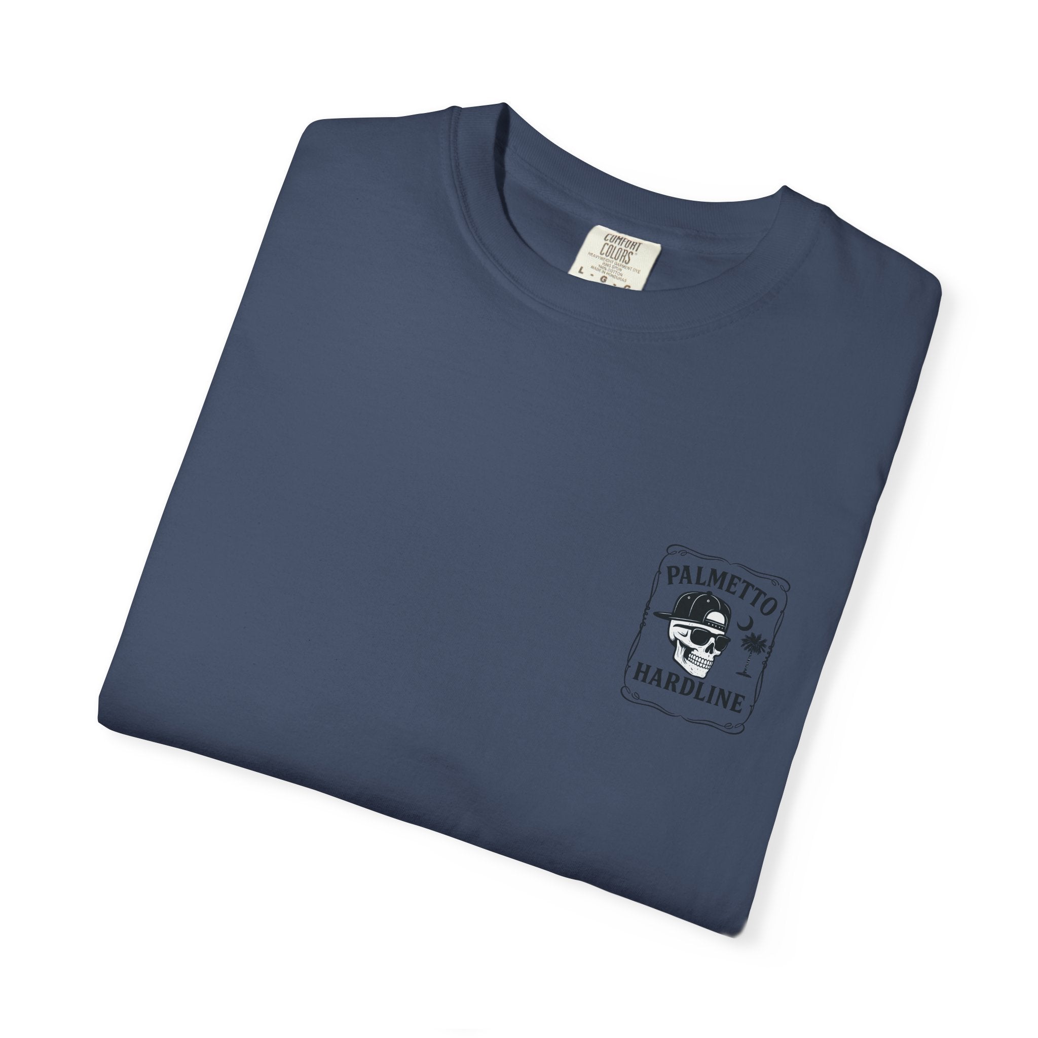 Palmetto Hardline Skull T-Shirt — Coastal Skull Graphic Tee