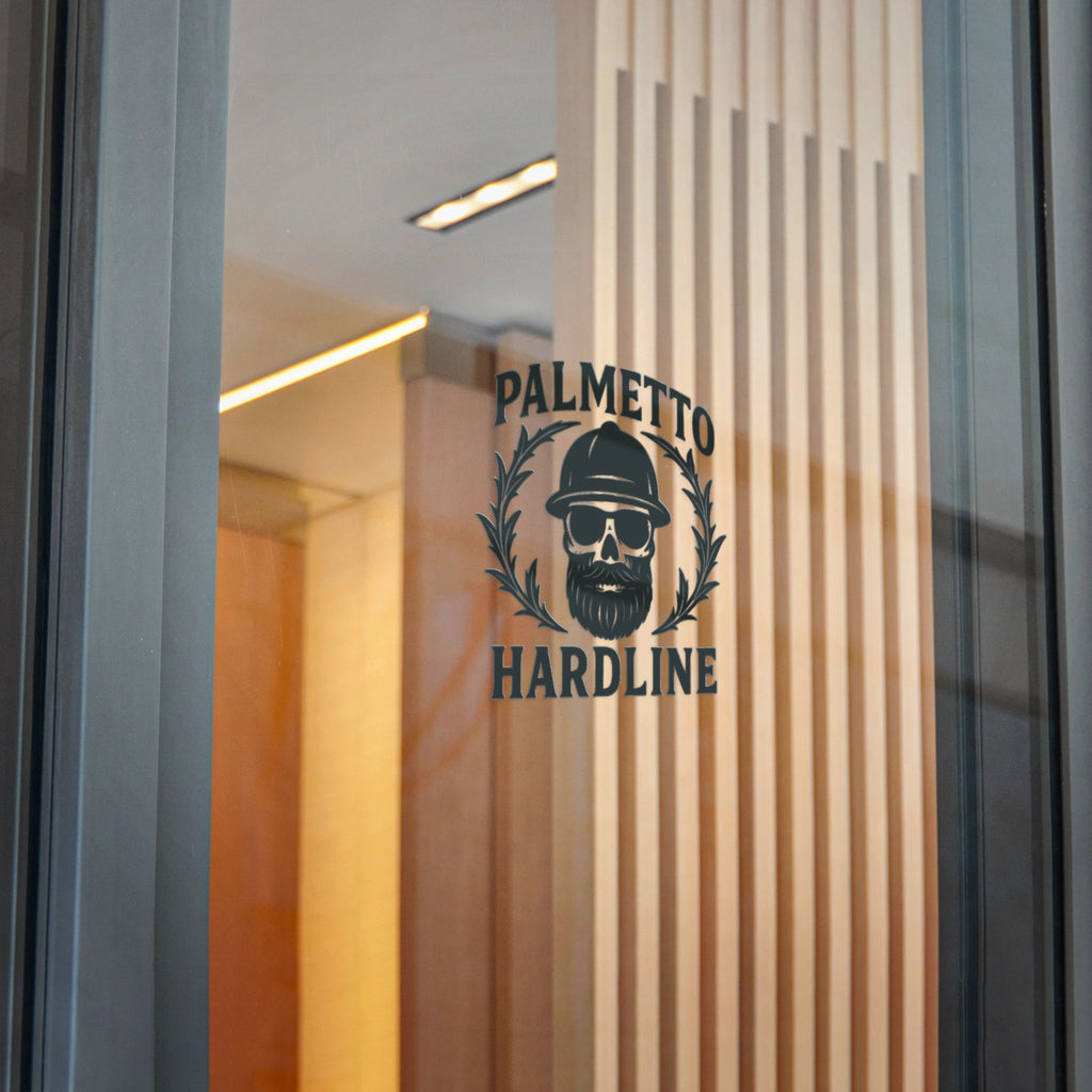 Palmetto Hardline Skull Die-Cut Sticker