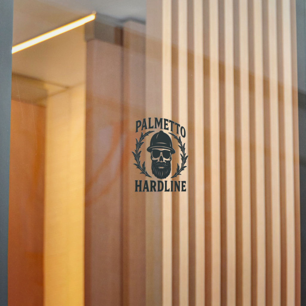 Palmetto Hardline Skull Die-Cut Sticker