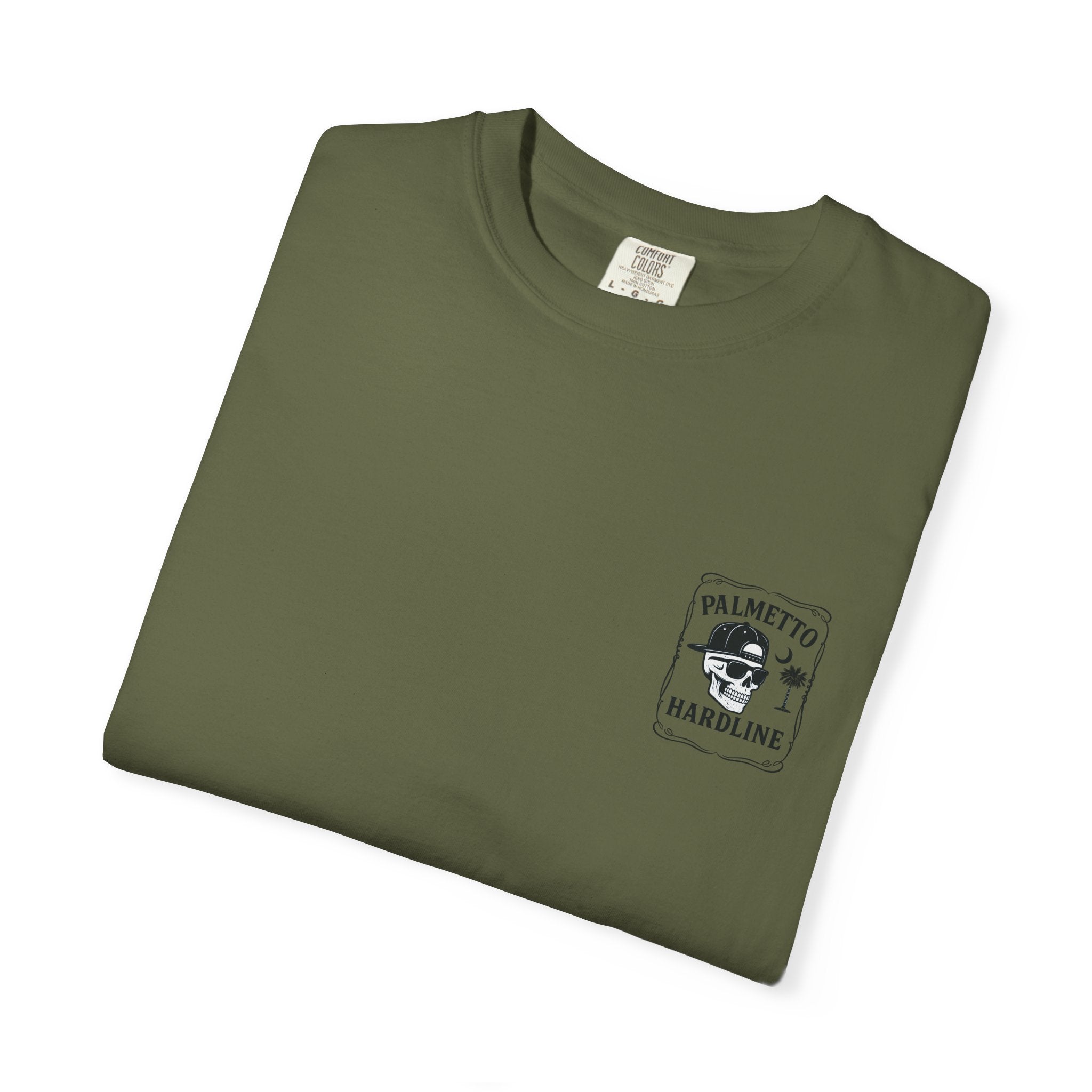 Palmetto Hardline Skull T-Shirt — Coastal Skull Graphic Tee