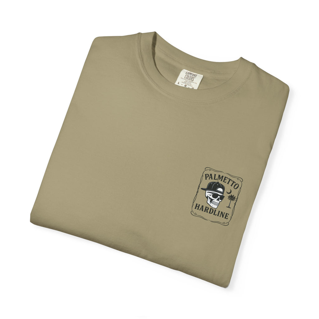Palmetto Hardline Skull T-Shirt — Coastal Skull Graphic Tee
