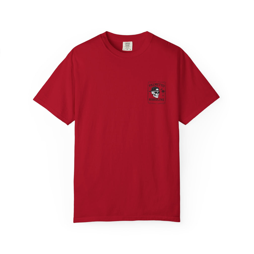 Palmetto Hardline Skull T-Shirt — Coastal Skull Graphic Tee