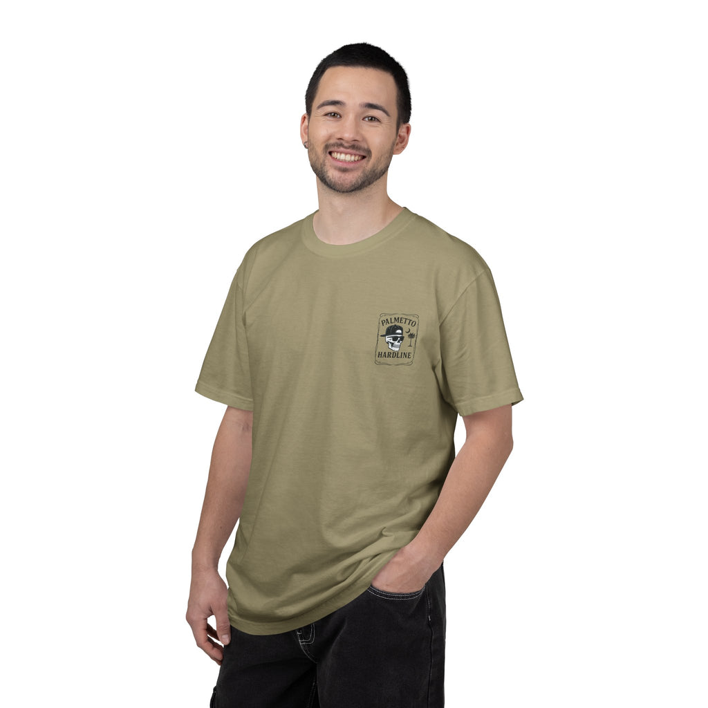 Palmetto Hardline Skull T-Shirt — Coastal Skull Graphic Tee