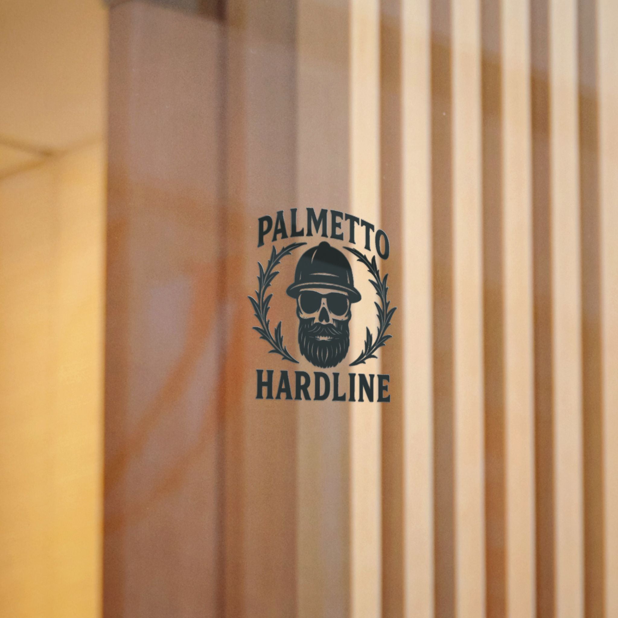 Palmetto Hardline Skull Die-Cut Sticker