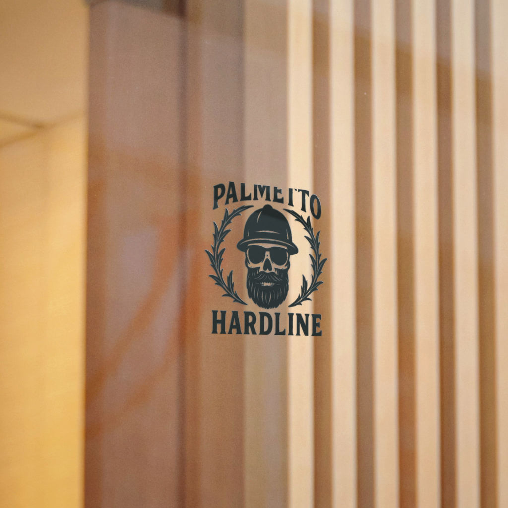 Palmetto Hardline Skull Die-Cut Sticker