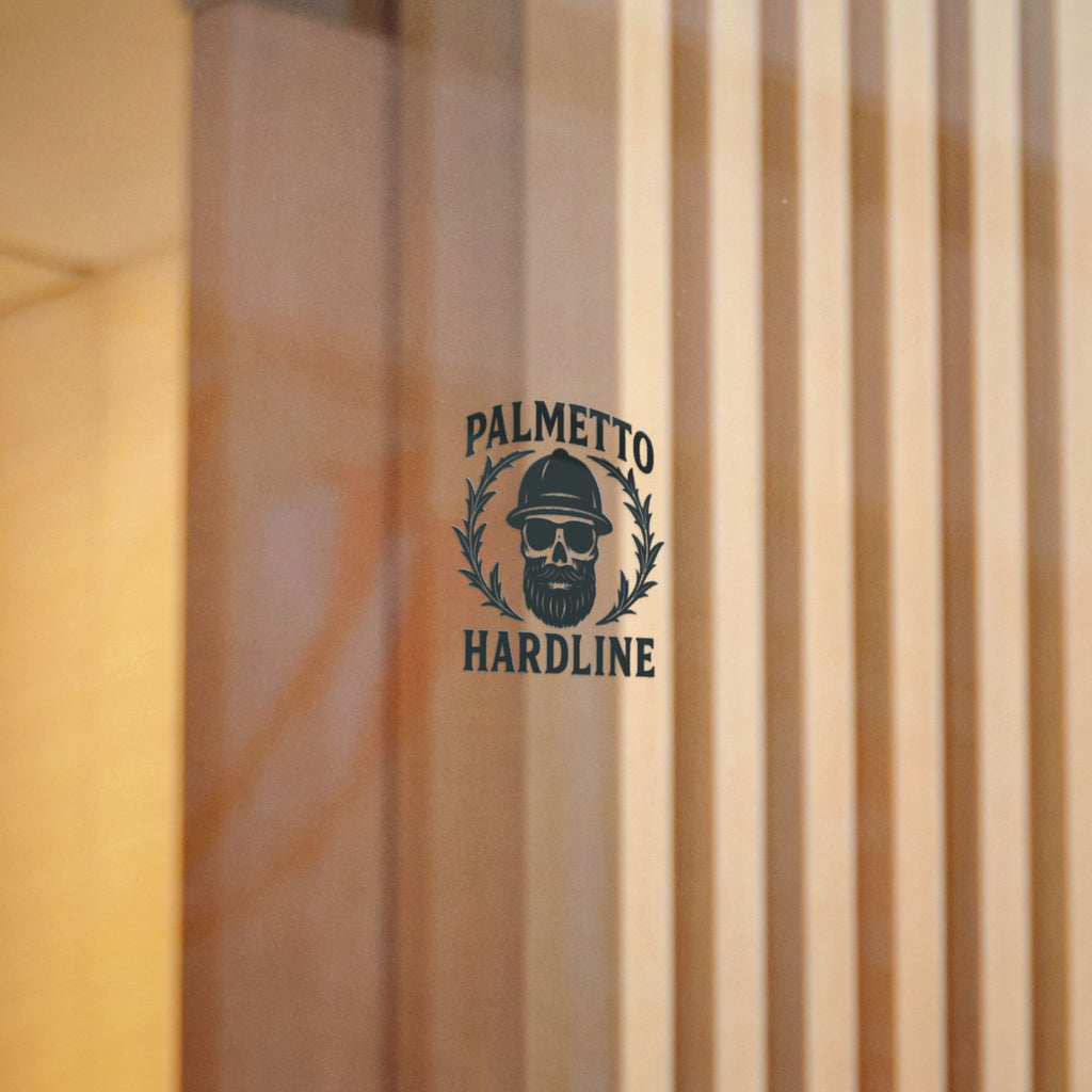 Palmetto Hardline Skull Die-Cut Sticker