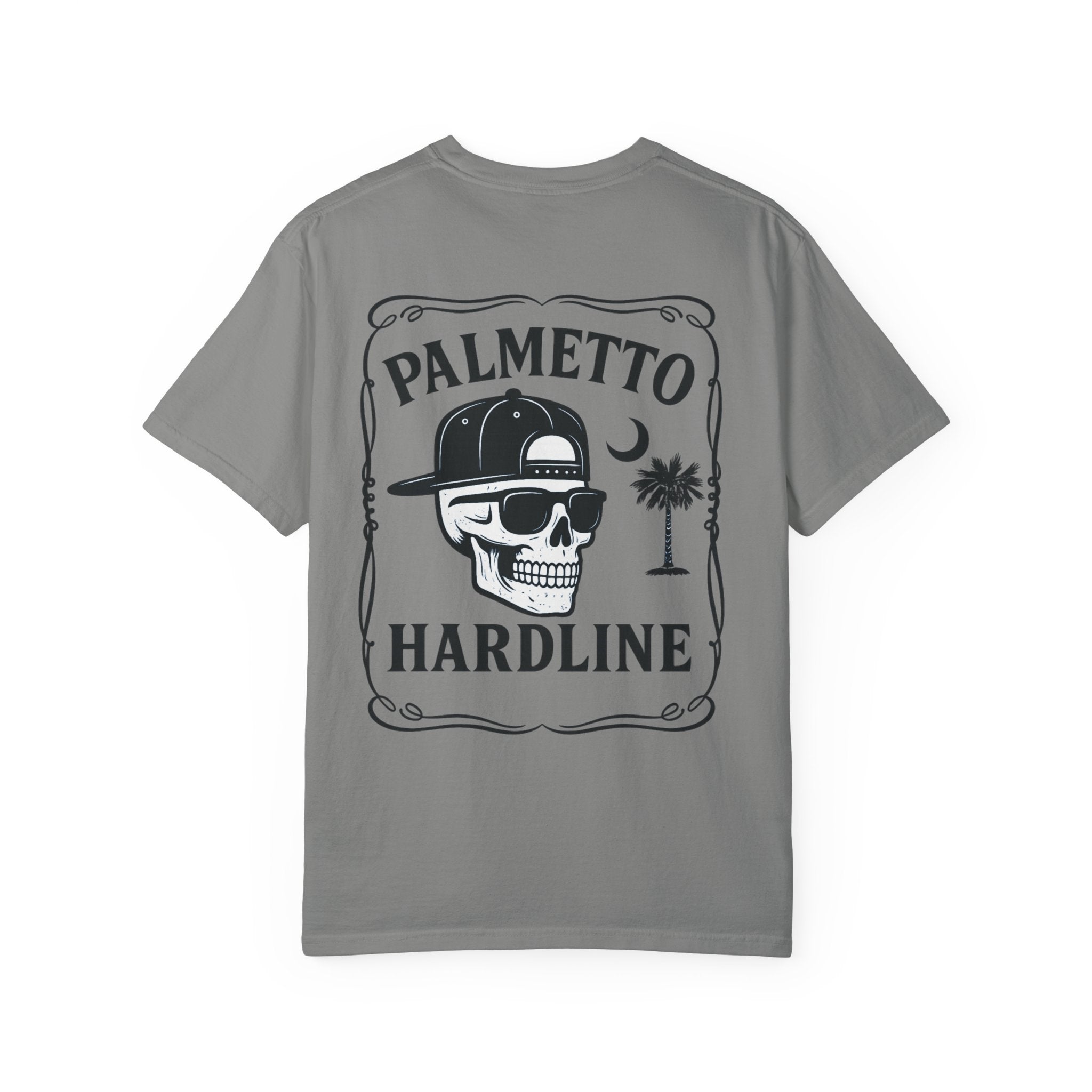 Palmetto Hardline Skull T-Shirt — Coastal Skull Graphic Tee