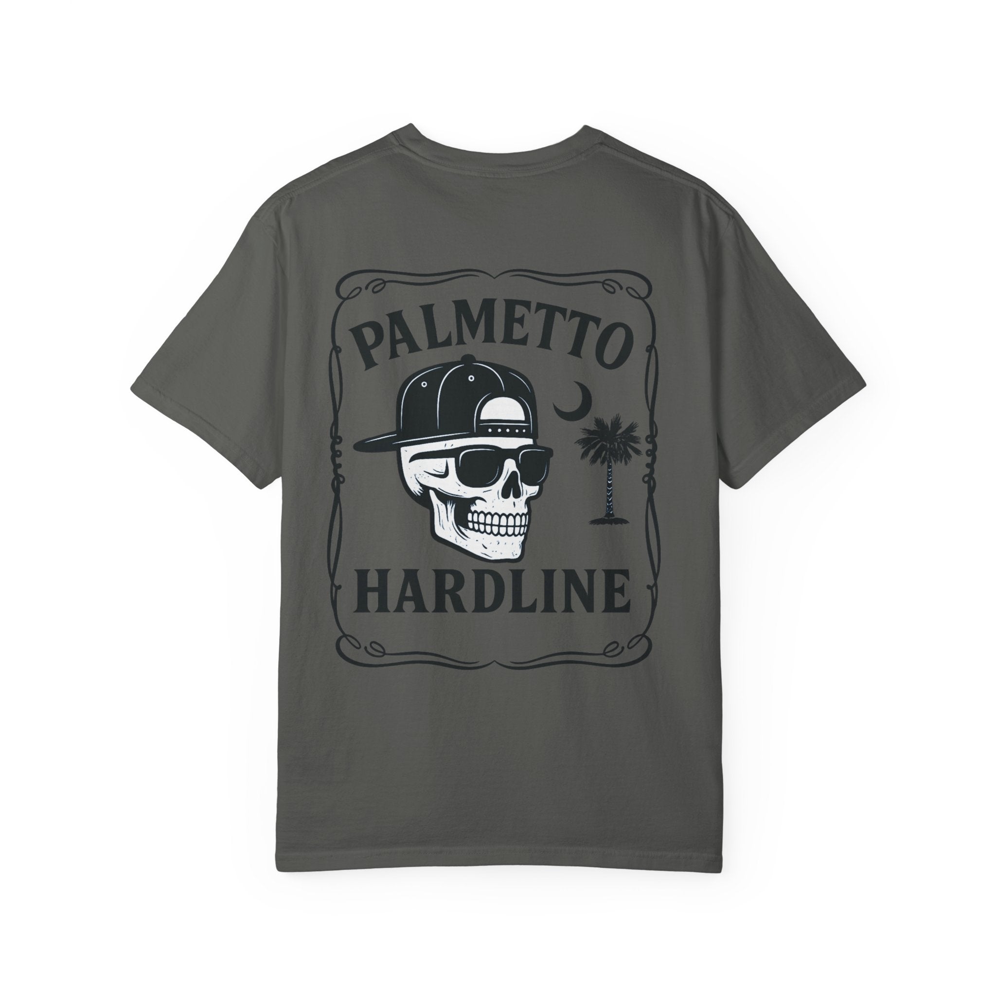 Palmetto Hardline Skull T-Shirt — Coastal Skull Graphic Tee