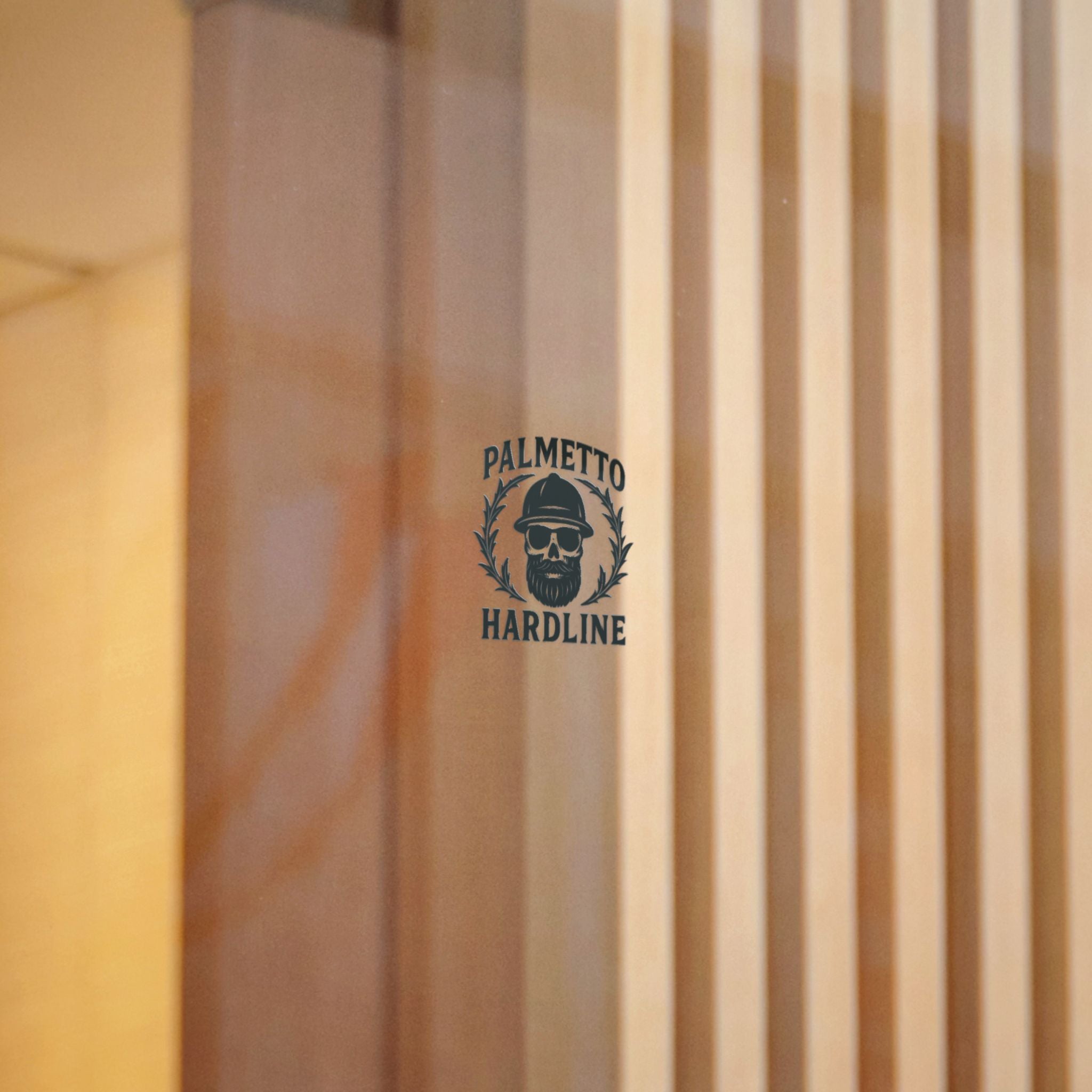 Palmetto Hardline Skull Die-Cut Sticker