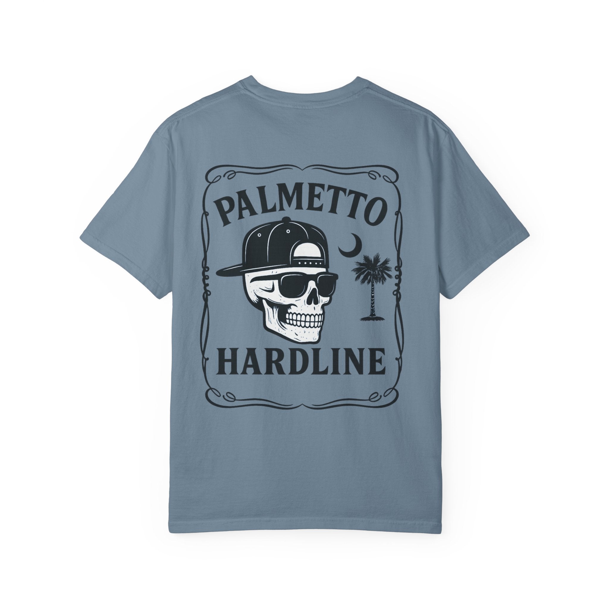 Palmetto Hardline Skull T-Shirt — Coastal Skull Graphic Tee