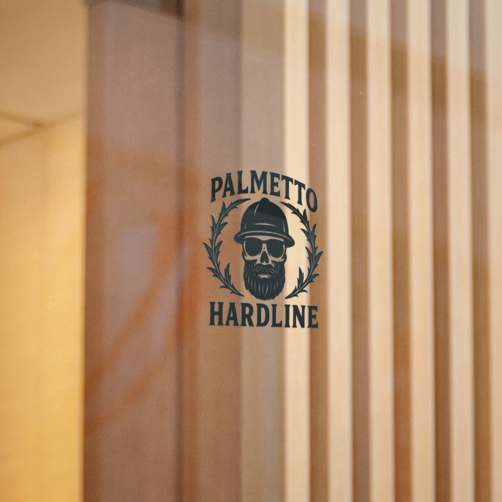 Palmetto Hardline Skull Die-Cut Sticker